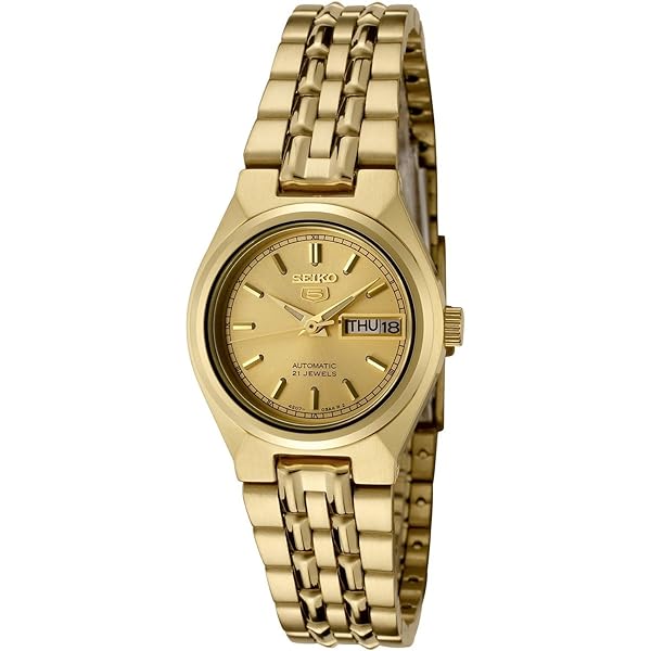 Amazon.co.jp: [セイコー]Seiko 腕時計 5 Gold Tone Stainless